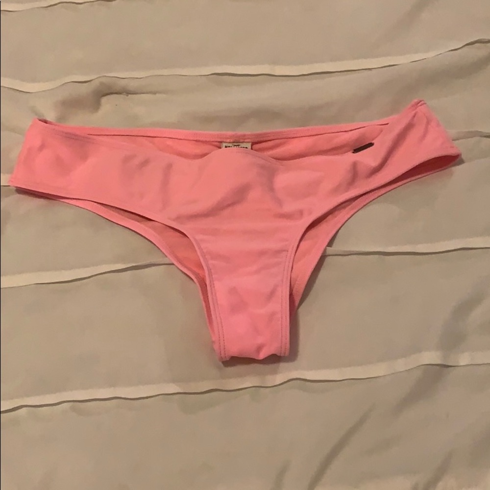 Pink cheeky Hollister bikini bottoms